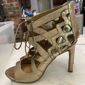 DV Dolce Vita Gold Bronze Heels